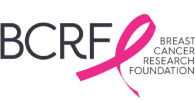 BCRF logo with pink ribbon for breast cancer support