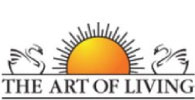 The Art of Living logo with sunrise and swans.