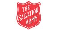 Salvation Army red shield logo on white background.