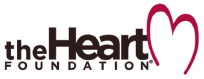The Heart Foundation logo with stylized heart