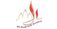 Abstract logo with flame and lotus design elements