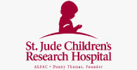 St Jude Children's Research Hospital logo with silhouette
